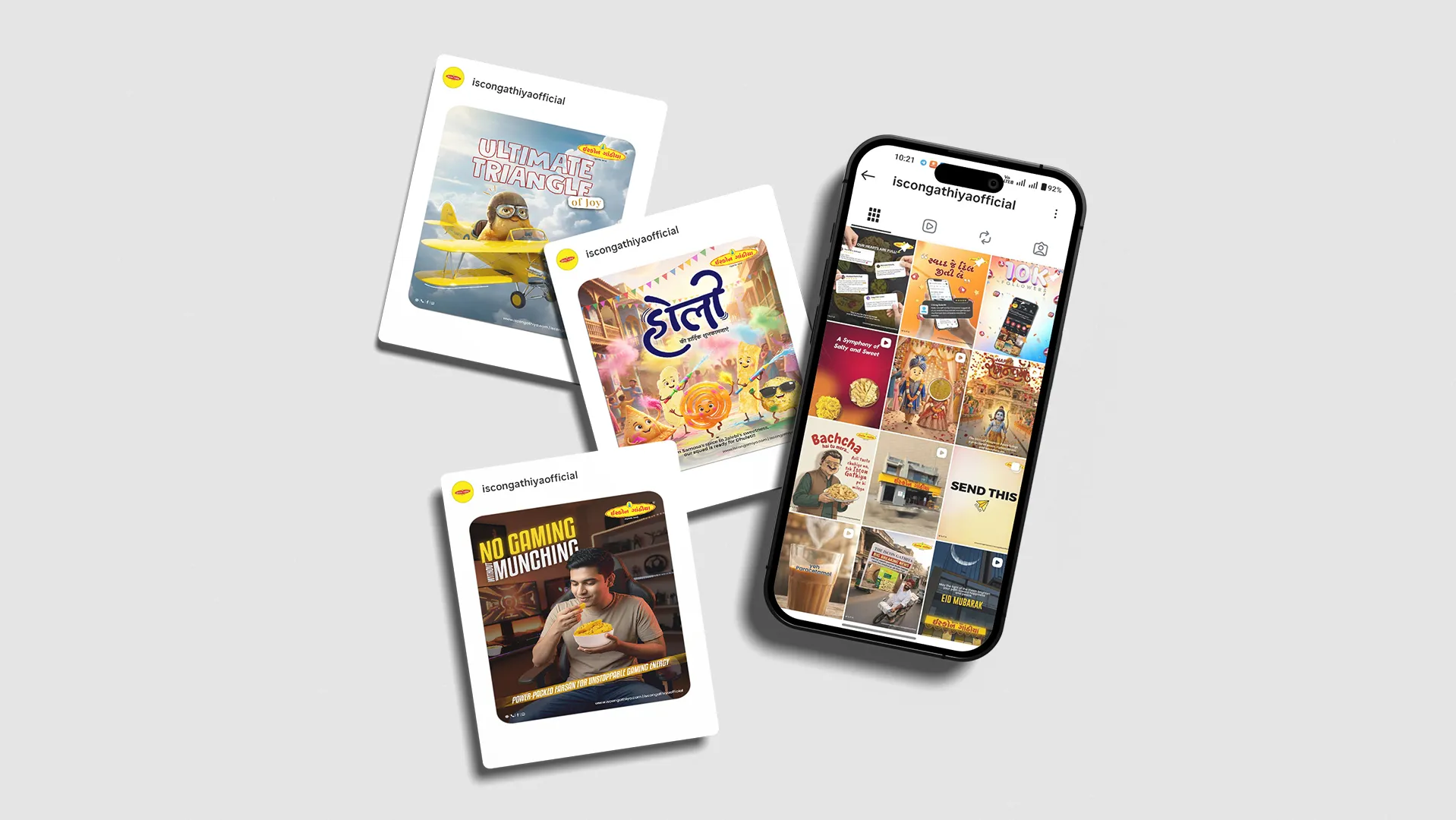 Iscon Gathiya Social Media