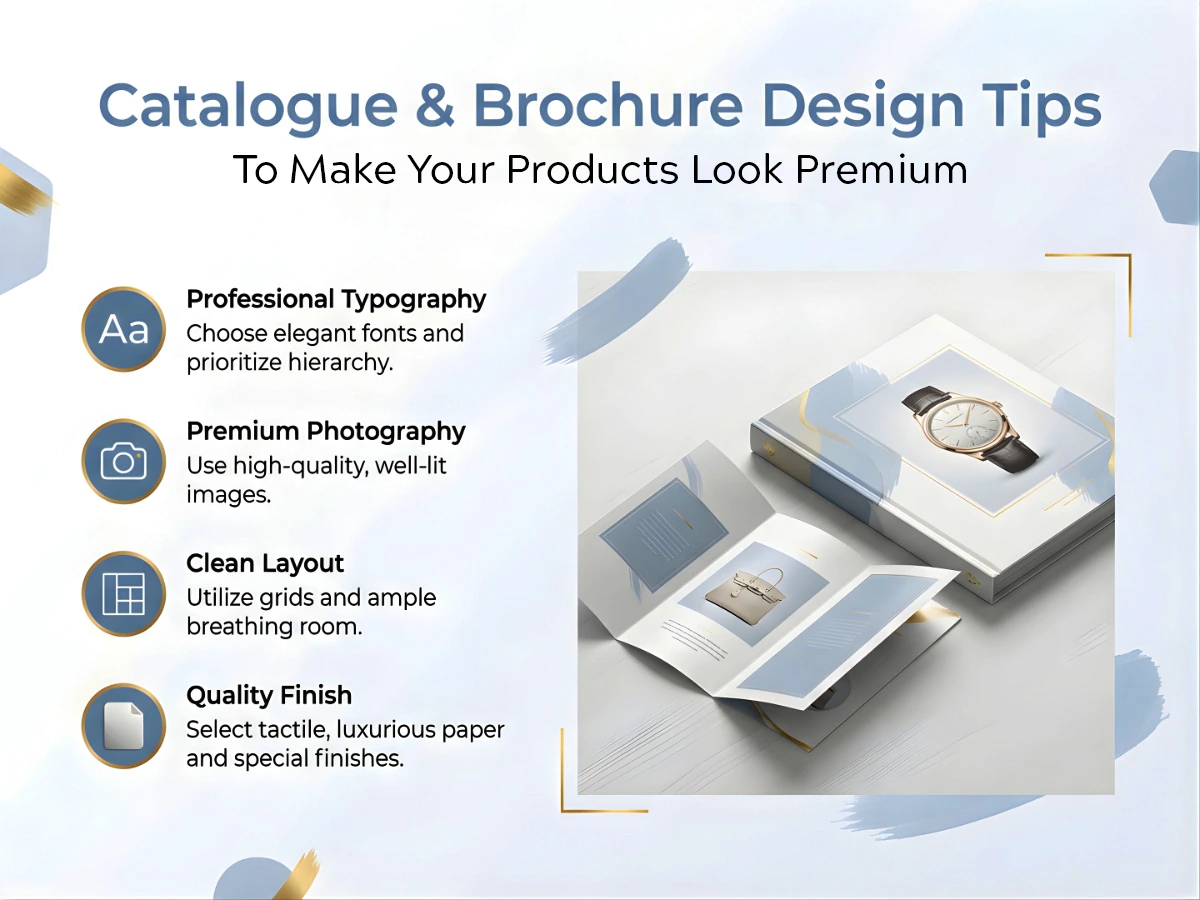 Catalogue & Brochure Design Tips to Make Your Products Look Premium